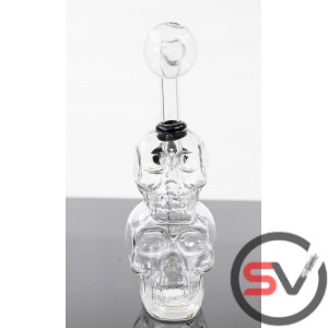 DOUBLE SKULL OIL BURNER 5inch